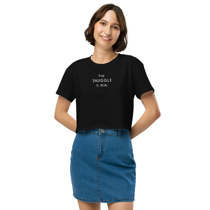 THE SNUGGLE IS REAL - CROP TOP