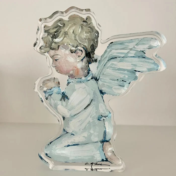 Tiny Wings Iii - Blue Acrylic Shelfie