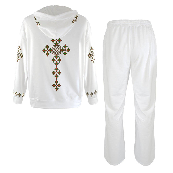 Tracksuit Set Men's Streetwear Flared Tracksuit Cross - Natna Shop