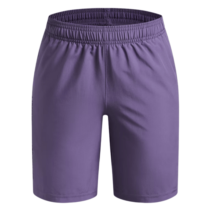 Under Armour Junior's 2 Piece Co Ord Set Purple T-Shirt & Shorts