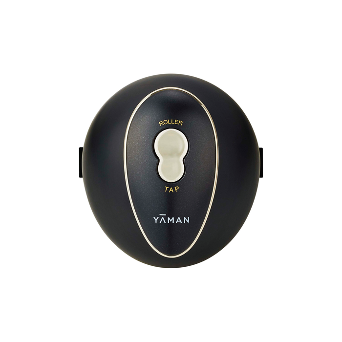 Black electronic device with 'YAMAN' branding on a white background