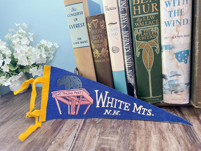 Vintage White Mountains, New Hampshire Pennant at Duckwells