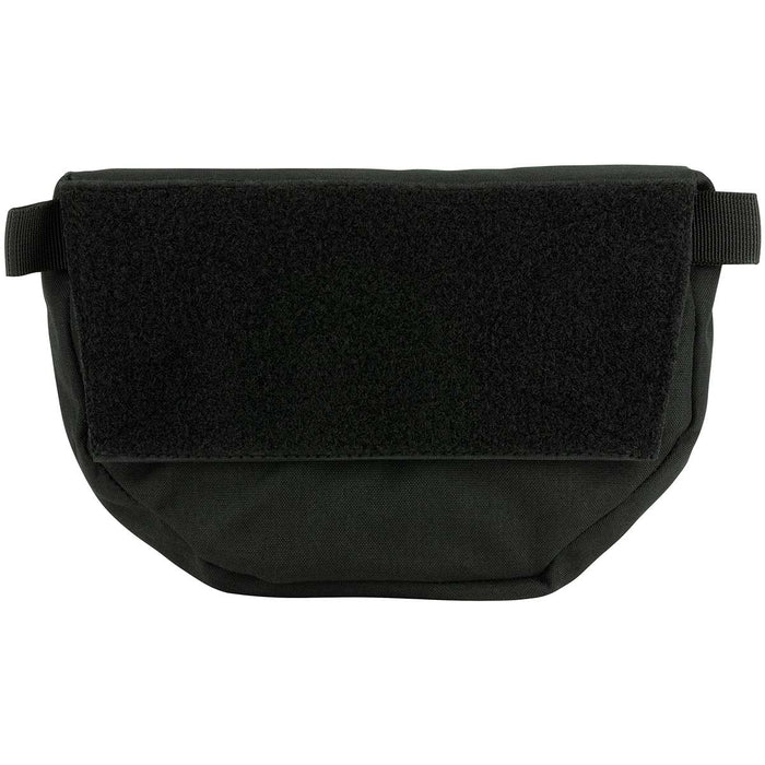 rear velcro of black scrote pouch