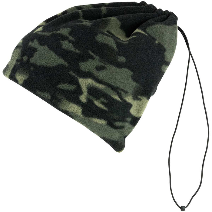 viper neck gaiter drawcord black camo