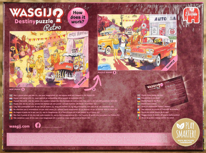 Wasgij Retro Destiny 5 - Time Travel! - 1000 Piece Puzzle