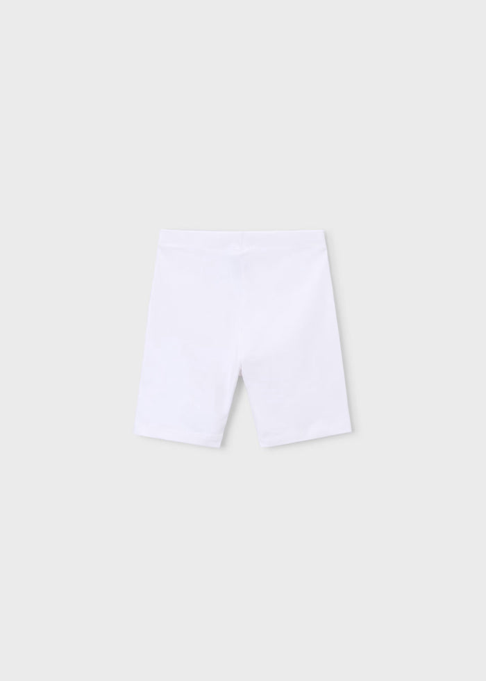 White Hide-ee Bike Shorts