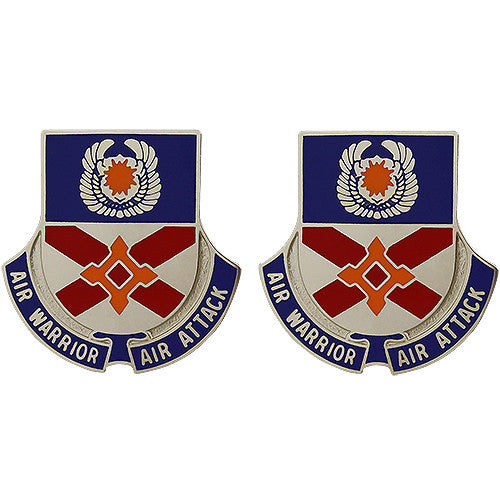 111th Aviation Regiment Unit Crest (Air Warrior Air Attack) Army Unit Crests
