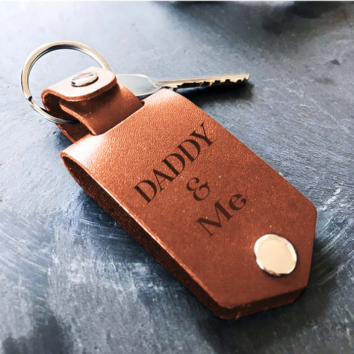 1st Father’s Day Gift | First Bump Keychain for Dad From Son
