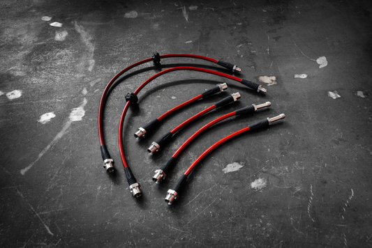 2007-2010 BMW E9X RWD Stainless Steel Complete 6 Brake Line Kit - DOT Compliant E90 E91 E92 E93 328 335-Brake and Clutch Lines-grip-drift-No clutch line-Garagistic-bmw