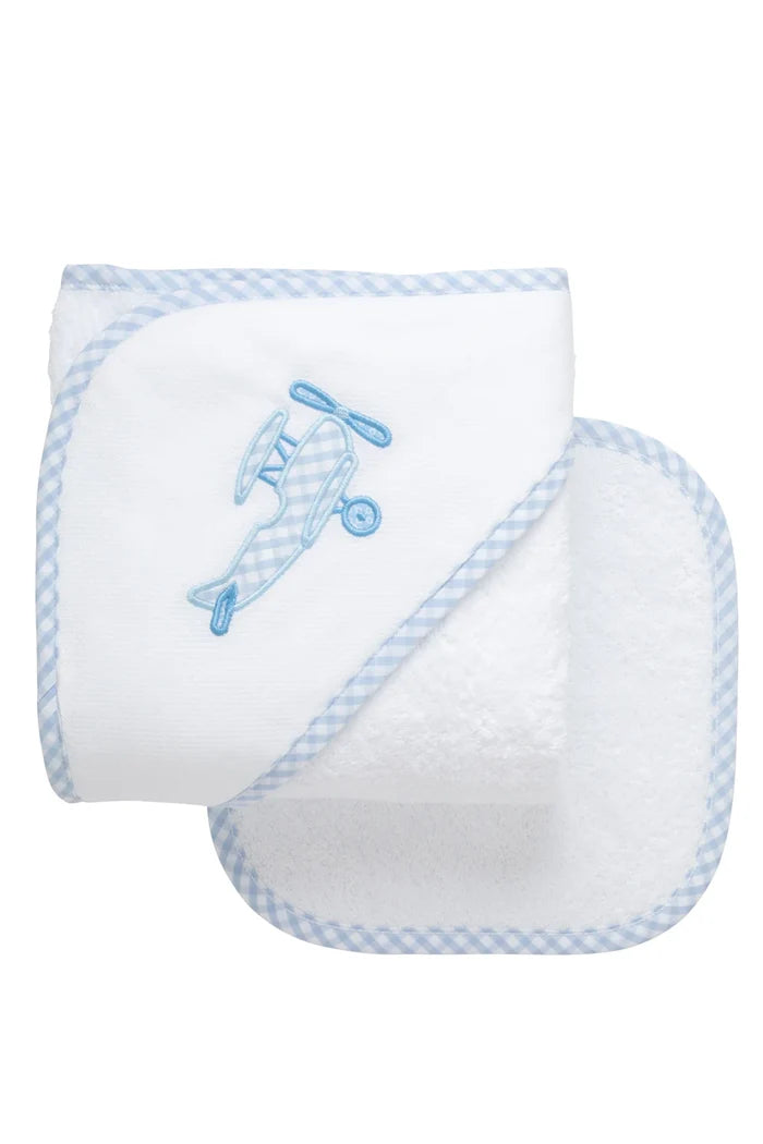 3 Marthas Hooded Towel and Washcloth set