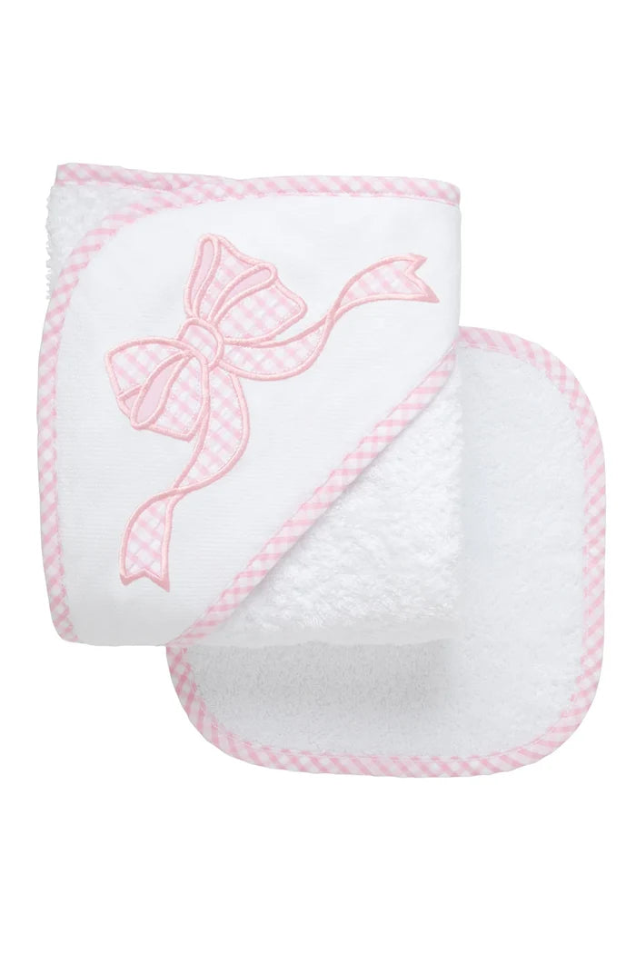 3 Marthas Hooded Towel and Washcloth set