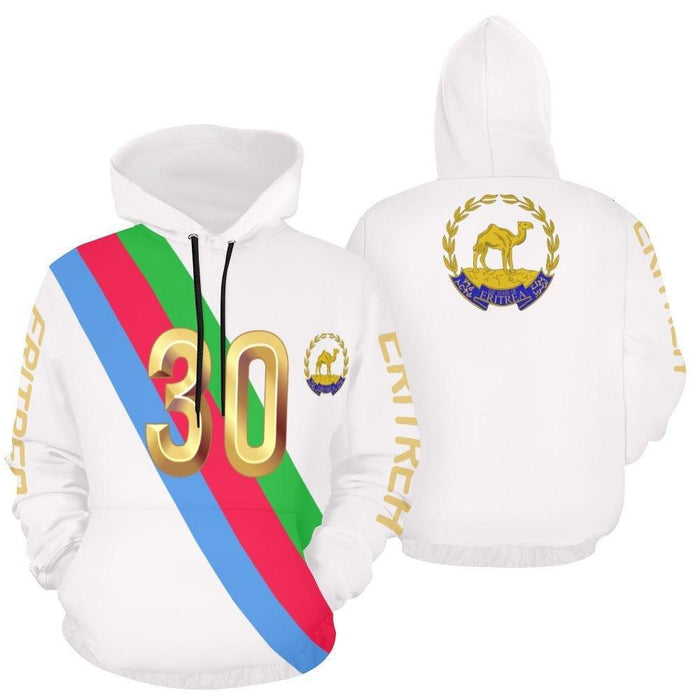 30 ERI Soft White Hoodie - Natna Shop