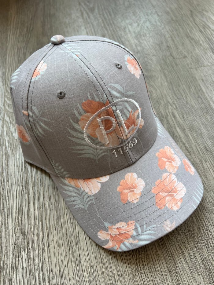 Orange Floral Print