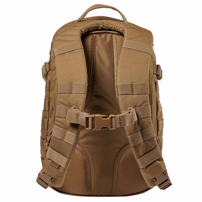Rear of 5.11 Rush 12 2.0 Backpack Kangaroo