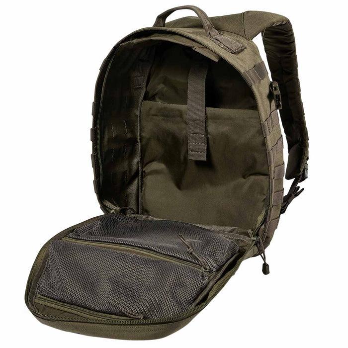 Green 5.11 Rush 12 2.0 Backpack Main Compartment