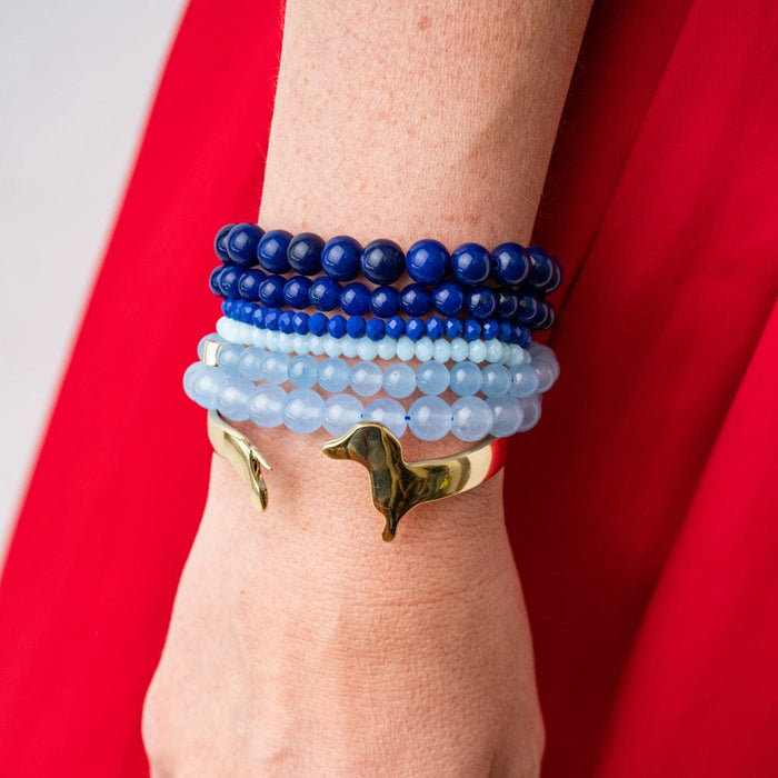 Abigail Dachshund Cuff Bracelet Brass Cuff