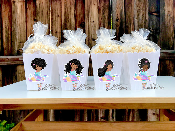 African Mermaid Theme Party Favors