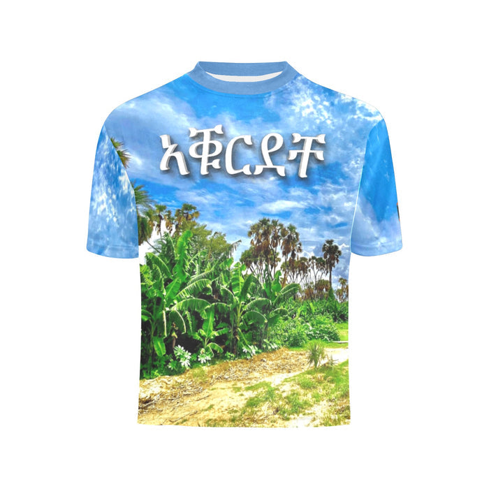 Agordeche Agordat Eritrean original Kid T-Shirt Little Boys' All Over Print Crew Neck T-Shirt (Model T40-2)