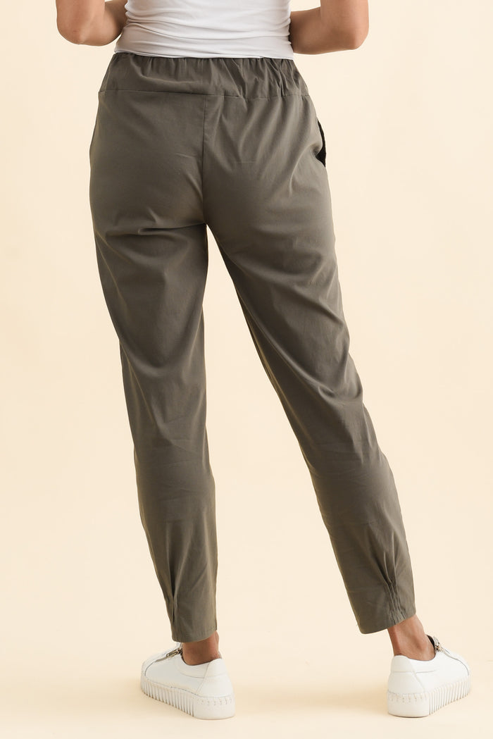 Air-Lite Olive Stretch Pocket Pants