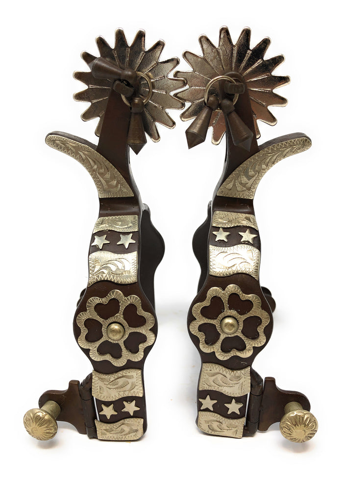 AJ Tack Flower and Spurs Western Spurs - Mens