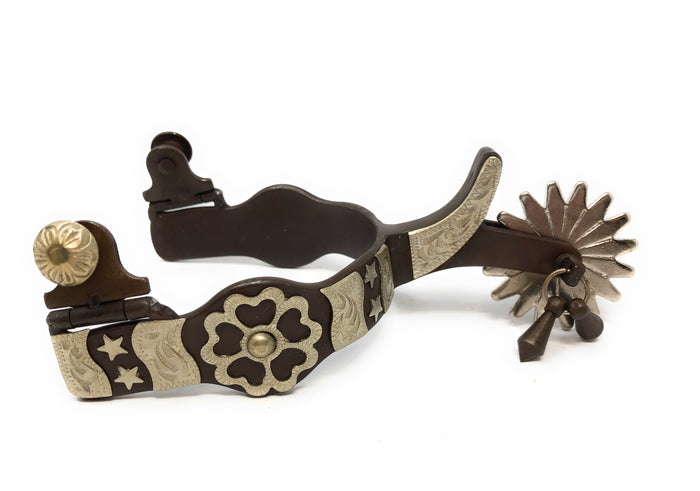AJ Tack Flower and Spurs Western Spurs - Mens