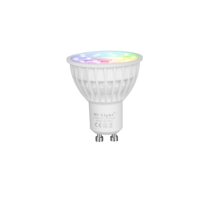 Ampoule led connectée GU10 GU–ILIGHT2 - 230V - RGB+CCT (couleurs changeantes) - 4W- Télecommandable - Lumihome-France.com
