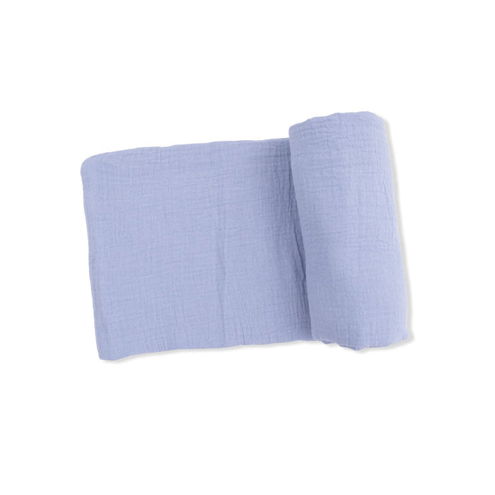 Solid Muslin Blue Blizzard