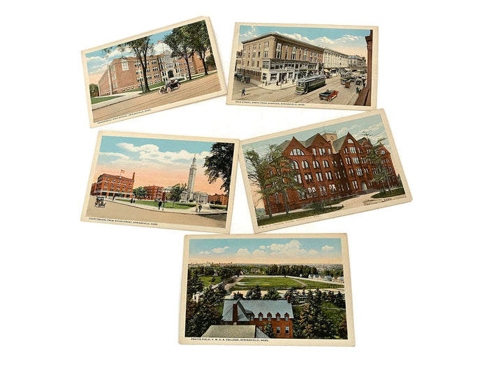 Antique Springfield Massachusetts Postcards Postcards at Duckwells