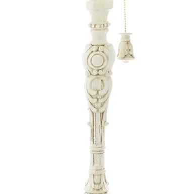 Table Lamp Antique White Coastal Buffet Lamp 31 Inches Tall LightStoreUSA