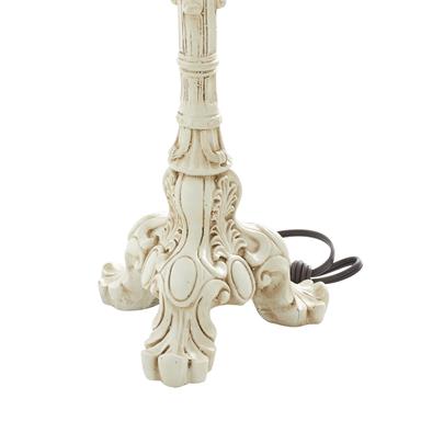 Table Lamp Antique White Coastal Buffet Lamp 31 Inches Tall LightStoreUSA