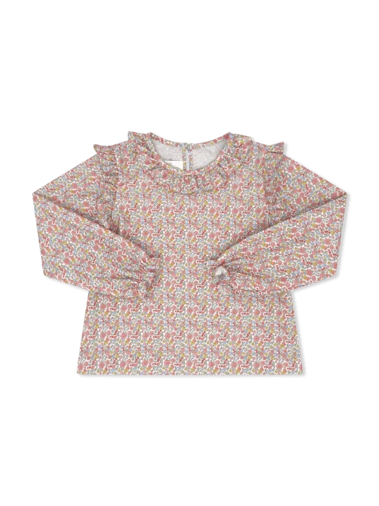 Autumn Garden Long Sleeve Evelyn Blouse