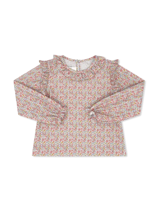 Autumn Garden Long Sleeve Evelyn Blouse