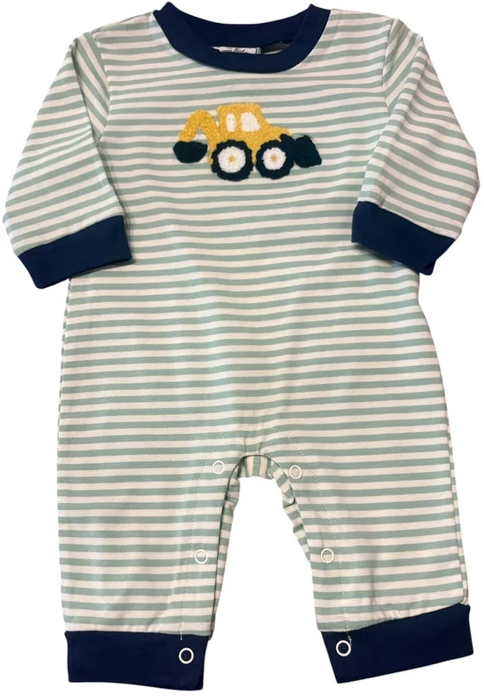 Backhoe Applique Romper