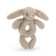 Bashful Beige Bunny Ring Rattle