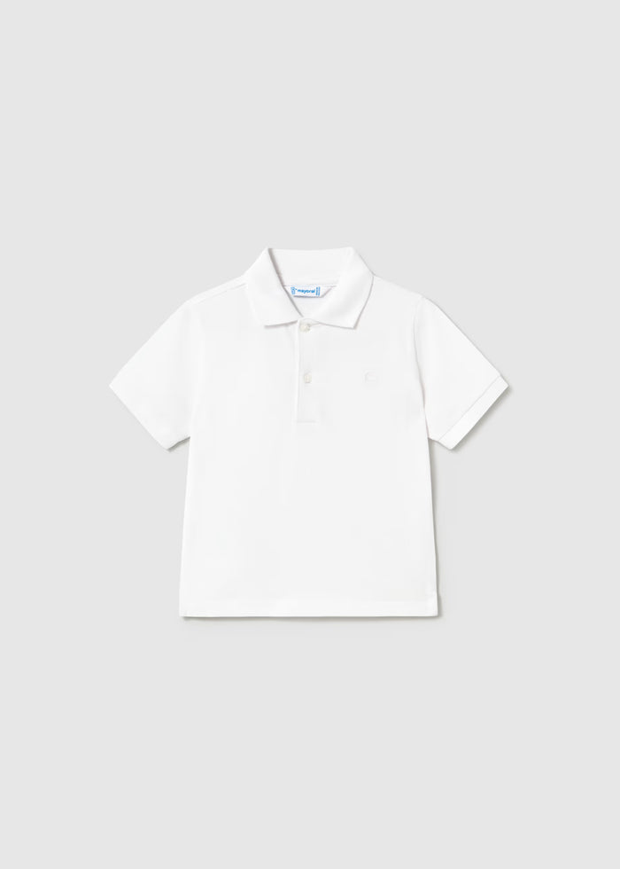 Basic White SS Polo Shirt