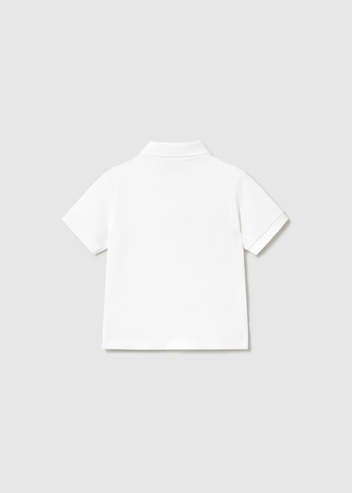 Basic White SS Polo Shirt