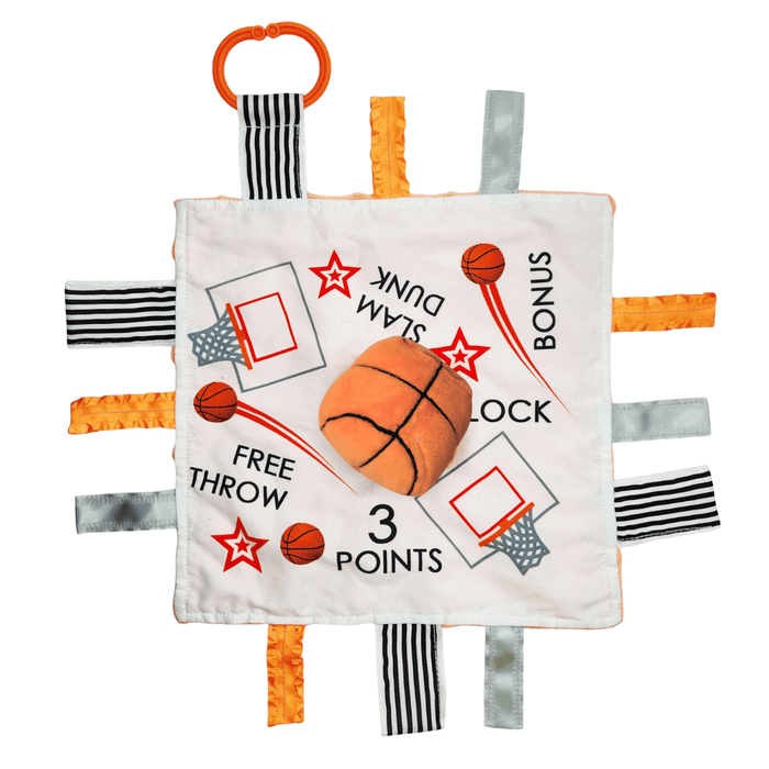 Basketball Baby Learning Lovey Tag Stroller Toy