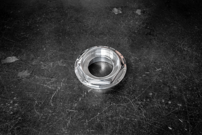 BBS RS Replacement Small Thread (58mm) Hex Nuts - Billet Aluminum-Wheel Accessories-grip-drift-58mm-1/3 Height-Garagistic-bmw