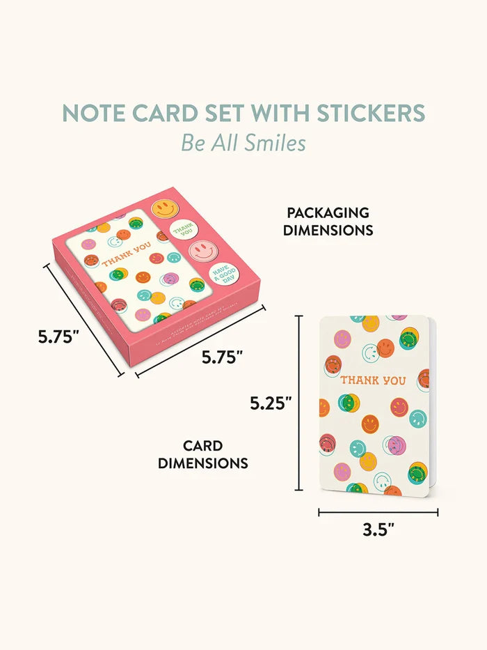 Be All Smiles Assorted Note Card Set