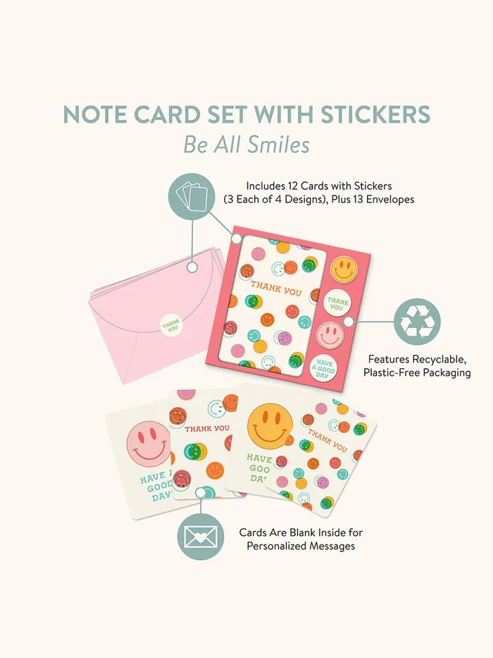 Be All Smiles Assorted Note Card Set