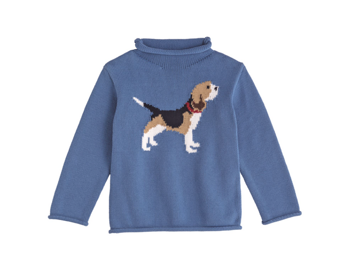 Beagle Dog Rollneck Sweater