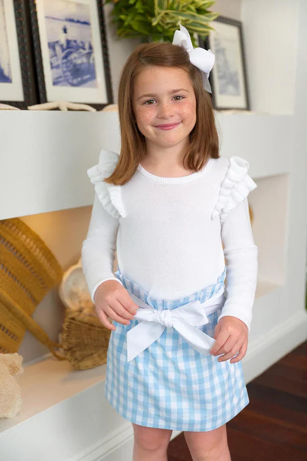 Beasley Bow Skirt - Woven Yarn
