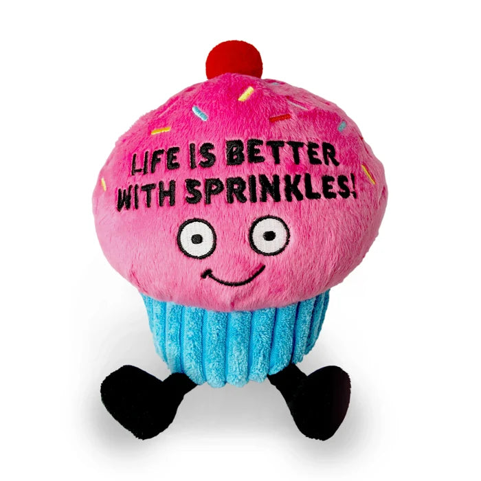 Better with Sprinkles Plush Cupcake