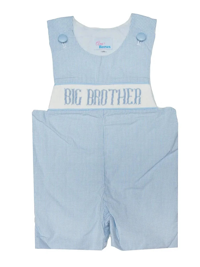 Big Brother - Blue Gingham Jon Jon