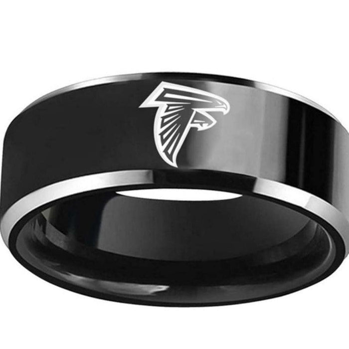 Black sign Ring 316L Stainless Steel Men Ring - Natna Shop
