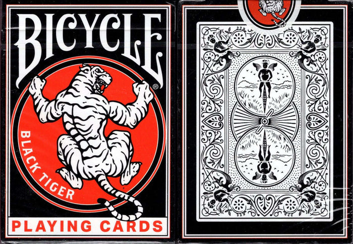 PlayingCardDecks.com-Black Tiger Revival Bicycle Playing Cards