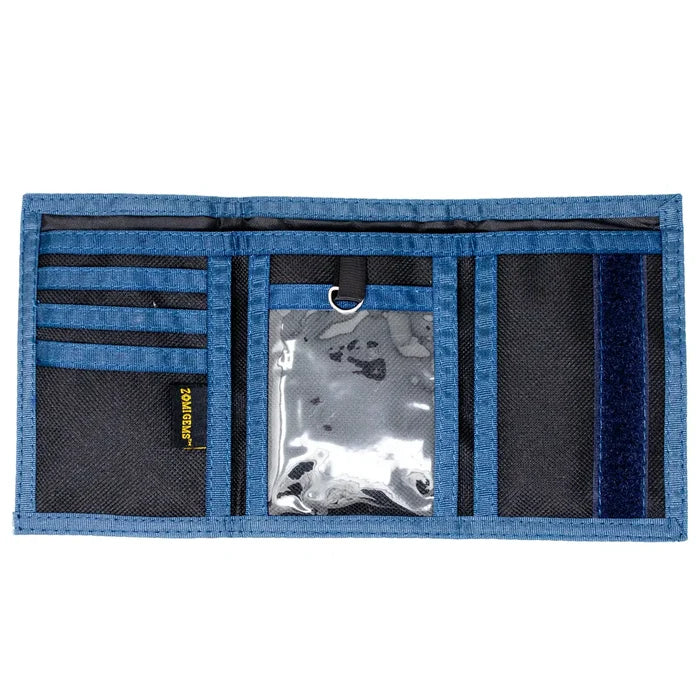 Blue Checkered Wallet