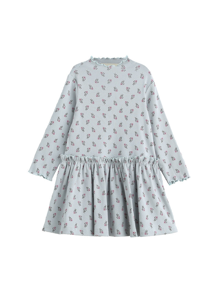 Blue Petite Petal Dress