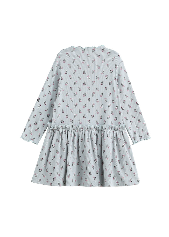 Blue Petite Petal Dress