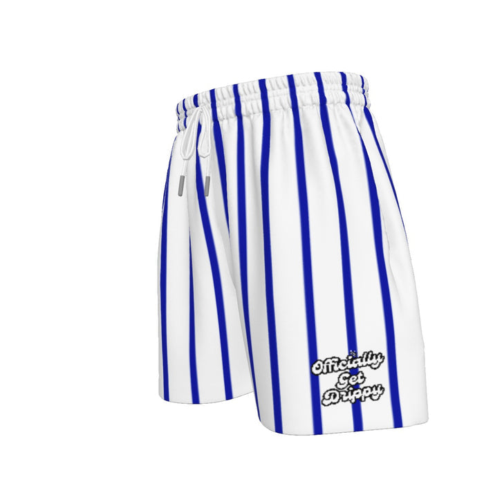 Blue Pinstripe Sport Shorts (All Sizes)